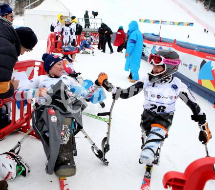Schi Alpin. Worls Para Alpine Skiing. Claudia Loesch,  (AUT), Anna-Lena Forster (GER). Tarvis, am 31.1.2017.
Foto: Kuess
---
pressefotos, pressefotografie, kuess, qs, qspictures, sport, bild, bilder, bilddatenbank