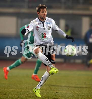 Fussball Tipico Bundesliga. RZ Pellets WAC gegen Rapid Wien. Boris Huettenbrenner (WAC). Wolfsberg, am 2.12.2017.
Foto: Kuess

---
pressefotos, pressefotografie, kuess, qs, qspictures, sport, bild, bilder, bilddatenbank