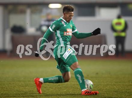 Fussball Tipico Bundesliga. RZ Pellets WAC gegen Rapid Wien. Joelinton Cassio Apolinaro De Lira (Rapid). Wolfsberg, am 2.12.2017.
Foto: Kuess

---
pressefotos, pressefotografie, kuess, qs, qspictures, sport, bild, bilder, bilddatenbank