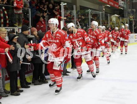 EBEL. Eishockey Bundesliga. KAC gegen 	Fehervar AV 19. (KAC). Klagenfurt, am 3.12.2017.
Foto: Kuess

---
pressefotos, pressefotografie, kuess, qs, qspictures, sport, bild, bilder, bilddatenbank