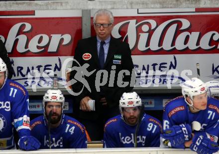 EBEL. Eishockey Bundesliga. EC VSV gegen HC TWK Innsbruck. Trainer Greg Holst (VSV). Villach, am 3.12.2017.
Foto: Kuess 


---
pressefotos, pressefotografie, kuess, qs, qspictures, sport, bild, bilder, bilddatenbank