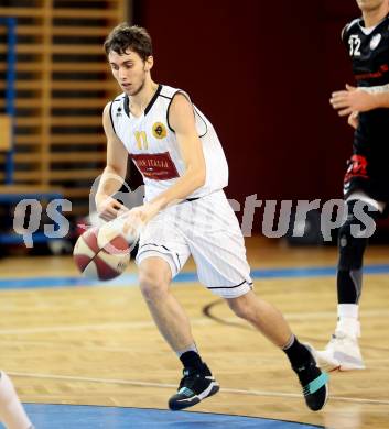 Basketball 2. Bundesliga. Grunddurchgang. 12. Runde. Woerthersee Piraten gegen Mattersburg Rocks.  Andreas Nuck (Piraten). Klagenfurt, am 9.12.2017.
Foto: Kuess
---
pressefotos, pressefotografie, kuess, qs, qspictures, sport, bild, bilder, bilddatenbank