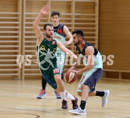 Basketball 2. Bundesliga. Grunddurchgang. 12. Runde. Raiders Villach gegen Dornbirn Lions. Mensud Julevic, (Villach), Ivica Dodig (Dornbirn). Villach, am 10.12.2017.
Foto: Kuess
---
pressefotos, pressefotografie, kuess, qs, qspictures, sport, bild, bilder, bilddatenbank