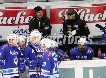 EBEL. Eishockey Bundesliga. EC VSV gegen Dornbirn Bulldogs. Trainer Markus Peintner (VSV). Villach, am 20.12.2017.
Foto: Kuess 


---
pressefotos, pressefotografie, kuess, qs, qspictures, sport, bild, bilder, bilddatenbank