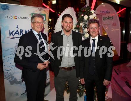 Sportgala. Nacht des Sports. Ehrung Sportler des Jahres.  LH Peter Kaiser, Max Franz, Landessportdirektor Arno Arthofer. Velden, 20.12.2017.
Foto: Kuess 
---
pressefotos, pressefotografie, kuess, qs, qspictures, sport, bild, bilder, bilddatenbank