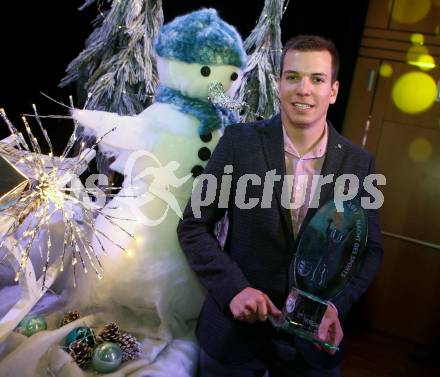 Sportgala. Nacht des Sports. Ehrung Sportler des Jahres.  Markus Salcher. Velden, 20.12.2017.
Foto: Kuess 
---
pressefotos, pressefotografie, kuess, qs, qspictures, sport, bild, bilder, bilddatenbank