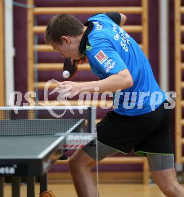 Tischtennis Kaerntner Meisterschaften.  Julian Oberwalder . Villach, am 10.12.2017.
Foto: Kuess
---
pressefotos, pressefotografie, kuess, qs, qspictures, sport, bild, bilder, bilddatenbank