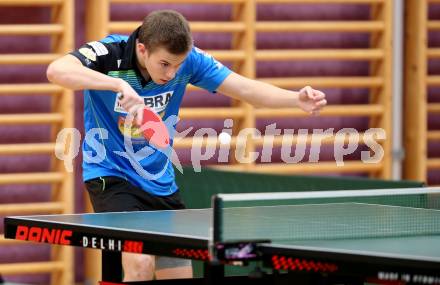Tischtennis Kaerntner Meisterschaften.   Julian Oberwalder. Villach, am 10.12.2017.
Foto: Kuess
---
pressefotos, pressefotografie, kuess, qs, qspictures, sport, bild, bilder, bilddatenbank