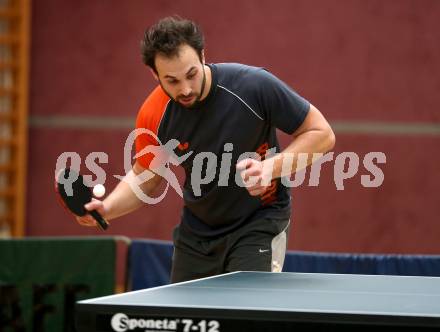 Tischtennis Kaerntner Meisterschaften.   Roman Stingler. Villach, am 10.12.2017.
Foto: Kuess
---
pressefotos, pressefotografie, kuess, qs, qspictures, sport, bild, bilder, bilddatenbank