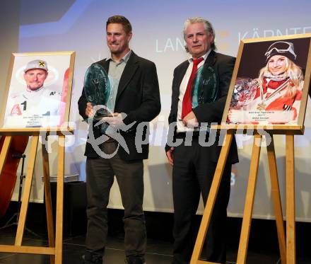Sportgala. Nacht des Sports. Ehrung Sportler des Jahres.  Max Franz, Peter Gasser. Velden, 20.12.2017.
Foto: Kuess 
---
pressefotos, pressefotografie, kuess, qs, qspictures, sport, bild, bilder, bilddatenbank