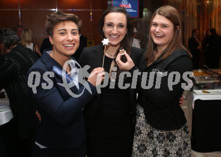 Sportgala. Nacht des Sports. Ehrung Sportler des Jahres.  Nadine Weratschnig, Lara Vadlau, Valentina Dreier. Velden, 20.12.2017.
Foto: Kuess 
---
pressefotos, pressefotografie, kuess, qs, qspictures, sport, bild, bilder, bilddatenbank