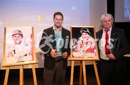 Sportgala. Nacht des Sports. Ehrung Sportler des Jahres.  Max Franz, Peter Gasser. Velden, 20.12.2017.
Foto: Kuess 
---
pressefotos, pressefotografie, kuess, qs, qspictures, sport, bild, bilder, bilddatenbank