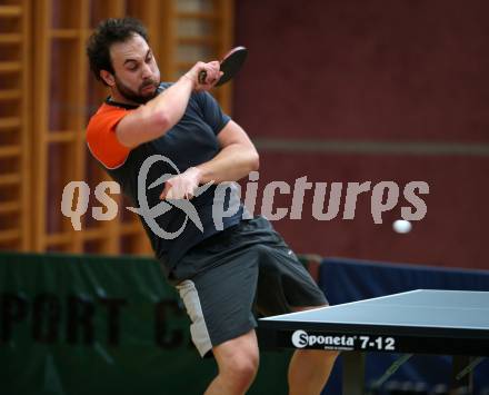 Tischtennis Kaerntner Meisterschaften.   Roman Stingler. Villach, am 10.12.2017.
Foto: Kuess
---
pressefotos, pressefotografie, kuess, qs, qspictures, sport, bild, bilder, bilddatenbank