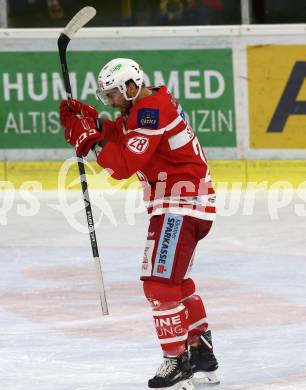EBEL. Eishockey Bundesliga. KAC gegen  Vienna Capitals. Torjubel Martin Schumnig (KAC). Klagenfurt, am 22.12.2017.
Foto: Kuess

---
pressefotos, pressefotografie, kuess, qs, qspictures, sport, bild, bilder, bilddatenbank