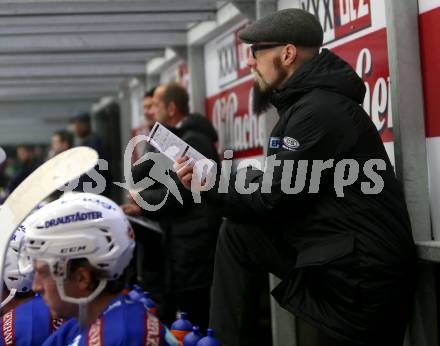 EBEL. Eishockey Bundesliga. EC VSV gegen KHL Medvescak Zagreb. Trainer Markus Peintner (VSV). Villach, am 26.12.2017.
Foto: Kuess 


---
pressefotos, pressefotografie, kuess, qs, qspictures, sport, bild, bilder, bilddatenbank