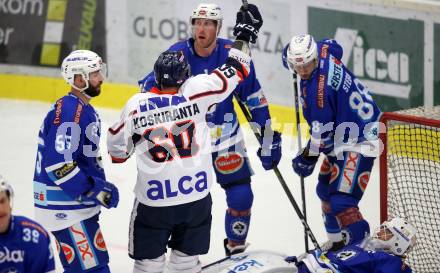 EBEL. Eishockey Bundesliga. EC VSV gegen KHL Medvescak Zagreb. Torjubel Tero Koskiranta (Zagreb). Villach, am 26.12.2017.
Foto: Kuess 


---
pressefotos, pressefotografie, kuess, qs, qspictures, sport, bild, bilder, bilddatenbank