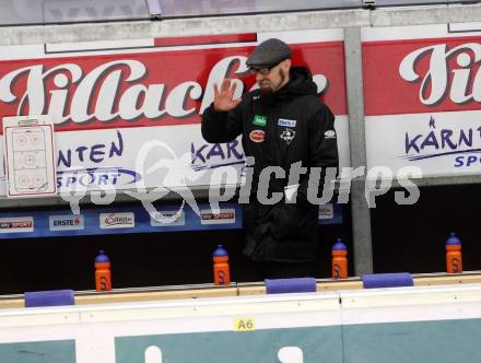 EBEL. Eishockey Bundesliga. EC VSV gegen Moser Medical Graz99ers. Trainer Markus Peintner (VSV). Villach, am 1.1.2018.
Foto: Kuess 


---
pressefotos, pressefotografie, kuess, qs, qspictures, sport, bild, bilder, bilddatenbank