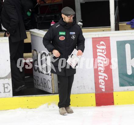 EBEL. Eishockey Bundesliga. EC VSV gegen Moser Medical Graz99ers. Trainer Markus Peintner (VSV). Villach, am 1.1.2018.
Foto: Kuess 


---
pressefotos, pressefotografie, kuess, qs, qspictures, sport, bild, bilder, bilddatenbank