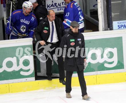 EBEL. Eishockey Bundesliga. EC VSV gegen Moser Medical Graz99ers. Trainer Markus Peintner, Co-Trainer Hans Winkler (VSV). Villach, am 1.1.2018.
Foto: Kuess 


---
pressefotos, pressefotografie, kuess, qs, qspictures, sport, bild, bilder, bilddatenbank