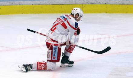 EBEL. Eishockey Bundesliga. EC VSV gegen KAC. Torjubel Jamie Lundmark (KAC). Villach, am 3.1.2018.
Foto: Kuess 


---
pressefotos, pressefotografie, kuess, qs, qspictures, sport, bild, bilder, bilddatenbank