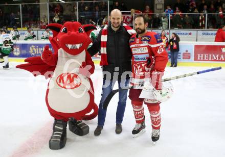 EBEL. Eishockey Bundesliga. KAC gegen 	Moser Medical Graz99ers. Spieler des Abends. Thomas Koch (KAC). Klagenfurt, am 5.1.2018.
Foto: Kuess

---
pressefotos, pressefotografie, kuess, qs, qspictures, sport, bild, bilder, bilddatenbank