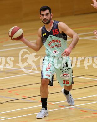 Basketball 2. Bundesliga. Grunddurchgang. 14. Runde. Villach Raiders gegen Mistelbach Mustangs. Mensud Julevic (Villach). Villach, am 7.1.2018.
Foto: Kuess

---
pressefotos, pressefotografie, kuess, qs, qspictures, sport, bild, bilder, bilddatenbank