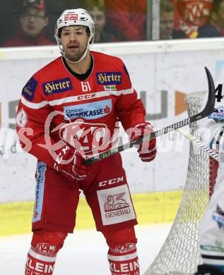 EBEL. Eishockey Bundesliga. KAC gegen 	EHC Liwest Black Wings Linz. Andrew Jacob Kozek (KAC). Klagenfurt, am 21.1.2018.
Foto: Kuess

---
pressefotos, pressefotografie, kuess, qs, qspictures, sport, bild, bilder, bilddatenbank
