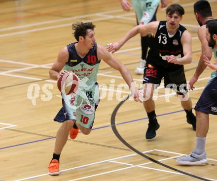 Basketball 2. Bundesliga. Grunddurchgang. 16. Runde. Villach Raiders gegen Mattersburg Rocks. Simon Finzgar, (Villach). Villach, am 20.1.2018.
Foto: Kuess

---
pressefotos, pressefotografie, kuess, qs, qspictures, sport, bild, bilder, bilddatenbank