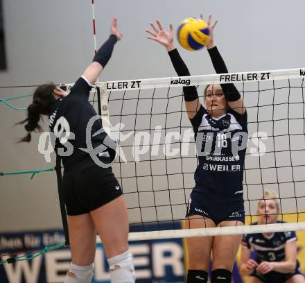 Volleyball Bundesliga. Frauen. SG Kelag Klagenfurt gegen SG VB NOE Sokol/Post. Ana Bajic (Klagenfurt), Irena Mishonova (Post). Klagenfurt, am 24.1.2018.
Foto: Kuess
---
pressefotos, pressefotografie, kuess, qs, qspictures, sport, bild, bilder, bilddatenbank