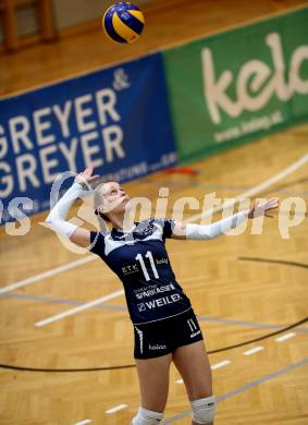 Volleyball Bundesliga. Frauen. SG Kelag Klagenfurt gegen SG VB NOE Sokol/Post. Anna Pajer (Klagenfurt). Klagenfurt, am 24.1.2018.
Foto: Kuess
---
pressefotos, pressefotografie, kuess, qs, qspictures, sport, bild, bilder, bilddatenbank