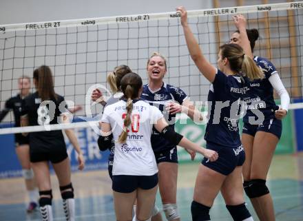 Volleyball Bundesliga. Frauen. SG Kelag Klagenfurt gegen SG VB NOE Sokol/Post. Jubel (Klagenfurt). Klagenfurt, am 24.1.2018.
Foto: Kuess
---
pressefotos, pressefotografie, kuess, qs, qspictures, sport, bild, bilder, bilddatenbank