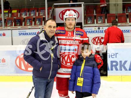 EBEL. Eishockey Bundesliga. KAC gegen 	Dornbirn Bulldogs. Manuel Geier (KAC). Klagenfurt, am 26.1.2018.
Foto: Kuess

---
pressefotos, pressefotografie, kuess, qs, qspictures, sport, bild, bilder, bilddatenbank