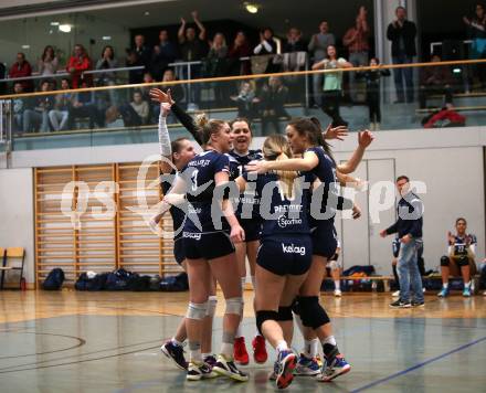 Volleyball Bundesliga. Frauen. SG Kelag Klagenfurt gegen SG VB NOE Sokol/Post. Jubel (Klagenfurt). Klagenfurt, am 24.1.2018.
Foto: Kuess
---
pressefotos, pressefotografie, kuess, qs, qspictures, sport, bild, bilder, bilddatenbank