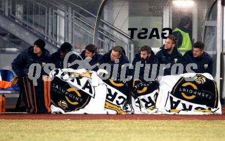 Fussball tipico Bundesliga. RZ Pellets WAC gegen Cashpoint SCR Altach. Spielerbank (Altach). Wolfsberg, am 3.2.2018.
Foto: Kuess

---
pressefotos, pressefotografie, kuess, qs, qspictures, sport, bild, bilder, bilddatenbank