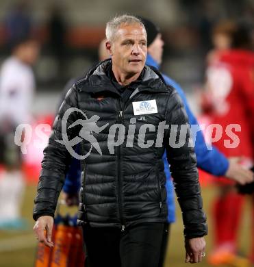 Fussball tipico Bundesliga. RZ Pellets WAC gegen Cashpoint SCR Altach. Trainer Heimo Pfeifenberger (WAC). Wolfsberg, am 3.2.2018.
Foto: Kuess

---
pressefotos, pressefotografie, kuess, qs, qspictures, sport, bild, bilder, bilddatenbank