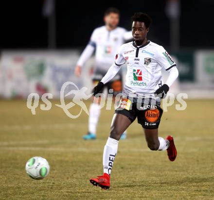 Fussball tipico Bundesliga. RZ Pellets WAC gegen Cashpoint SCR Altach. Majeed Ashimeru (WAC). Wolfsberg, am 3.2.2018.
Foto: Kuess

---
pressefotos, pressefotografie, kuess, qs, qspictures, sport, bild, bilder, bilddatenbank