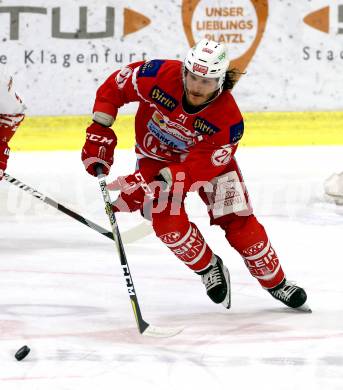 EBEL. Eishockey Bundesliga. KAC gegen 	Redbull Salzburg. Manuel Geier (KAC). Klagenfurt, am 4.2.2018.
Foto: Kuess

---
pressefotos, pressefotografie, kuess, qs, qspictures, sport, bild, bilder, bilddatenbank