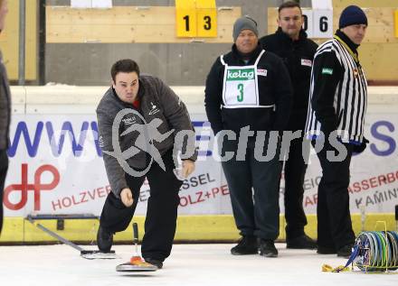 Stocksport. Eisschiessen. Kaerntner Meisterschaften. Thomas Weiss (EK Deurotherm Feldkirchen 1). Klagenfurt, am 4.2.2018.
Foto: Kuess
---
pressefotos, pressefotografie, kuess, qs, qspictures, sport, bild, bilder, bilddatenbank