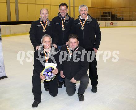 Stocksport. Eisschiessen. Kaerntner Meisterschaften. Karl Kaschutnig, Peter Leitner, Nafred Albrecht sen., Robert Wetl, Oswald Wrann ( EV Seigbichl). Klagenfurt, am 4.2.2018.
Foto: Kuess
---
pressefotos, pressefotografie, kuess, qs, qspictures, sport, bild, bilder, bilddatenbank