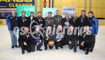 Stocksport. Eisschiessen. Kaerntner Meisterschaften. Wolfgang Winkelbauer (Praesident Kaerntner Stocksport Verband), SPG St. Stefan/Lav. Glantal Liebenfesl/Lach1, EK Deurotherm Feldkirchen 1, EV Seigbichl. Klagenfurt, am 4.2.2018.
Foto: Kuess
---
pressefotos, pressefotografie, kuess, qs, qspictures, sport, bild, bilder, bilddatenbank
