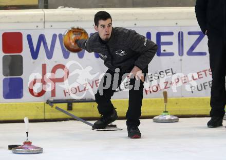 Stocksport. Eisschiessen. Kaerntner Meisterschaften. Benjamin Fillafer (EK Deurotherm Feldkirchen 1). Klagenfurt, am 4.2.2018.
Foto: Kuess
---
pressefotos, pressefotografie, kuess, qs, qspictures, sport, bild, bilder, bilddatenbank