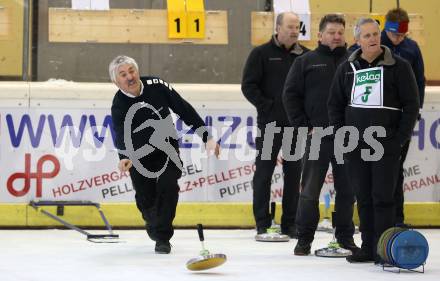 Stocksport. Eisschiessen. Kaerntner Meisterschaften. Manfred Albrecht sen.  (EV Seigbichl). Klagenfurt, am 4.2.2018.
Foto: Kuess
---
pressefotos, pressefotografie, kuess, qs, qspictures, sport, bild, bilder, bilddatenbank