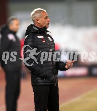 Fussball tipico Bundesliga. RZ Pellets WAC gegen FC Flyeralarm Admira.  Trainer Heimo Pfeifenberger (WAC). Wolfsberg, am 17.2.2018.
Foto: Kuess

---
pressefotos, pressefotografie, kuess, qs, qspictures, sport, bild, bilder, bilddatenbank