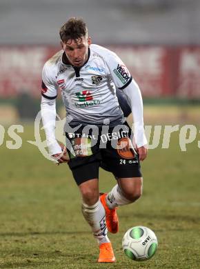 Fussball tipico Bundesliga. RZ Pellets WAC gegen FC Flyeralarm Admira.  Christopher Wernitznig (WAC). Wolfsberg, am 17.2.2018.
Foto: Kuess

---
pressefotos, pressefotografie, kuess, qs, qspictures, sport, bild, bilder, bilddatenbank