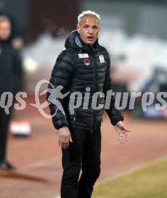 Fussball tipico Bundesliga. RZ Pellets WAC gegen FC Flyeralarm Admira.  Trainer Heimo Pfeifenberger (WAC). Wolfsberg, am 17.2.2018.
Foto: Kuess

---
pressefotos, pressefotografie, kuess, qs, qspictures, sport, bild, bilder, bilddatenbank