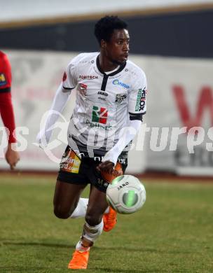 Fussball tipico Bundesliga. RZ Pellets WAC gegen FC Flyeralarm Admira.  Majeed Ashimeru (WAC). Wolfsberg, am 17.2.2018.
Foto: Kuess

---
pressefotos, pressefotografie, kuess, qs, qspictures, sport, bild, bilder, bilddatenbank