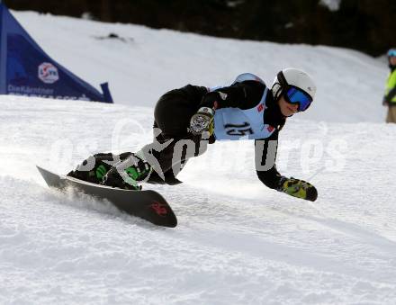 Snowboard. FIS Parallel RTL. Melanie Hochreiter (GER). SimonhÃ¶he, am 17.2.2018.
Foto: Kuess
---
pressefotos, pressefotografie, kuess, qs, qspictures, sport, bild, bilder, bilddatenbank