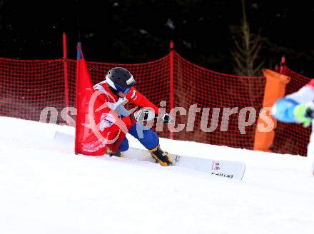 Snowboard. FIS Parallel RTL. Johann Stefaner (AUT). SimonhÃ¶he, am 17.2.2018.
Foto: Kuess
---
pressefotos, pressefotografie, kuess, qs, qspictures, sport, bild, bilder, bilddatenbank