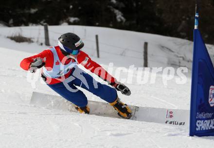 Snowboard. FIS Parallel RTL. Johann Stefaner (AUT). SimonhÃ¶he, am 17.2.2018.
Foto: Kuess
---
pressefotos, pressefotografie, kuess, qs, qspictures, sport, bild, bilder, bilddatenbank