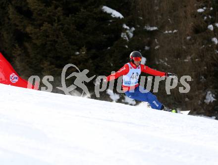 Snowboard. FIS Parallel RTL. Jacob Meringer (AUT). SimonhÃ¶he, am 17.2.2018.
Foto: Kuess
---
pressefotos, pressefotografie, kuess, qs, qspictures, sport, bild, bilder, bilddatenbank